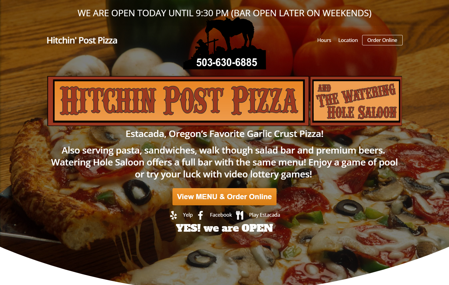 Order Online Hitchin Post Pizza